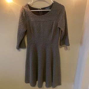 ModCloth mock cable knit dress